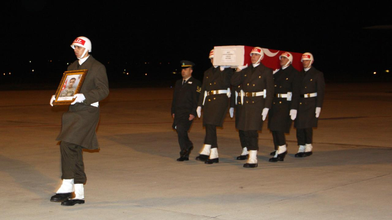 Şehitlerin Naaşları Memleketlerine Gönderildi