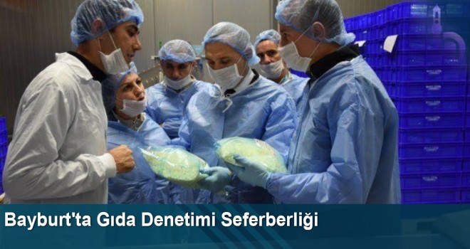 Bayburt'ta Gıda Denetimi Seferberliği