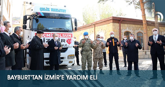 Bayburt’tan İzmir’e Yardım Eli