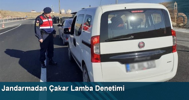 Jandarmadan Çakar Lamba Denetimi