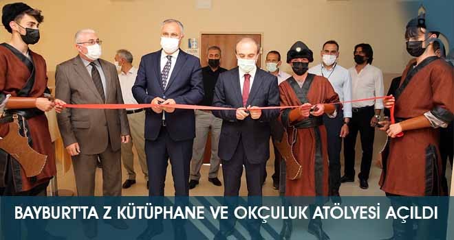 Bayburt'ta Z Kütüphane ve Okçuluk Atölyesi Açıldı