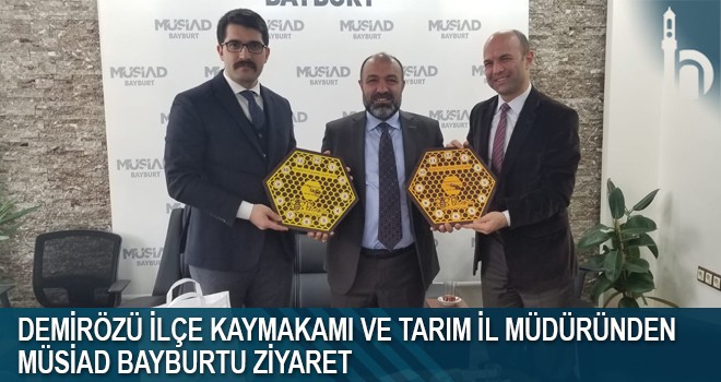 Demirözü İlçe Kaymakamı Ve Tarım İl Müdüründen Müsiad Bayburt'u Ziyaret