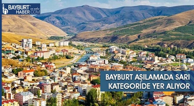 Bayburt Aşılamada Sarı Kategoride Yer Alıyor