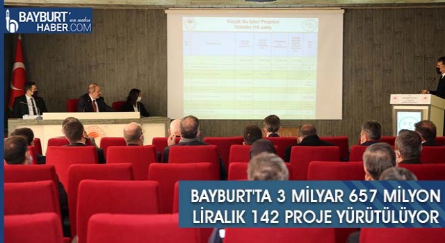 Bayburt'ta 3 Milyar 657 Milyon Liralık 142 Proje Yürütülüyor