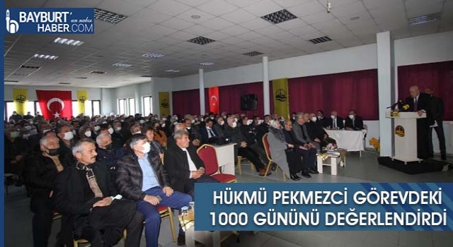 Hükmü Pekmezci Görevdeki 1000 Gününü Değerlendirdi