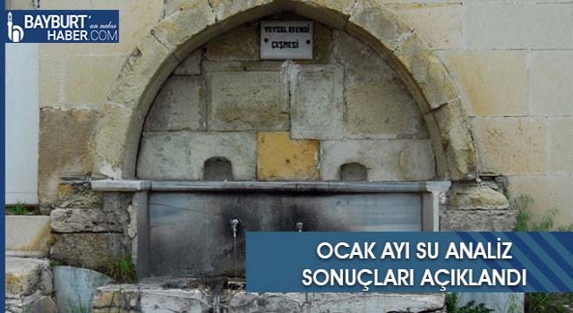 Ocak Ayı Su Analiz Sonuçları Açıklandı