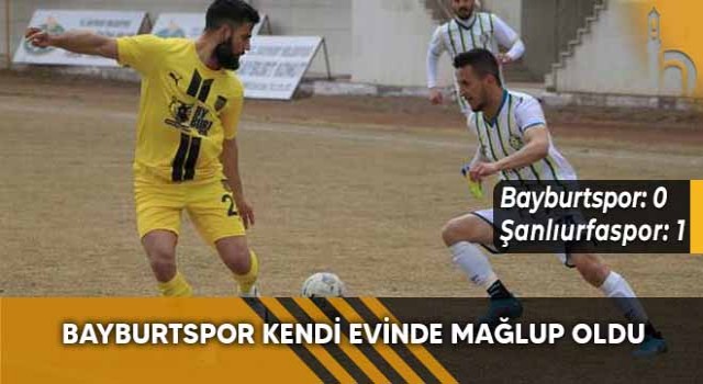 Bayburtspor Kendi Evinde Mağlup Oldu