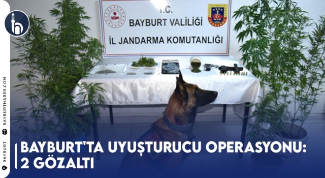 Bayburt'ta Uyuşturucu Operasyonu: 2 Gözaltı