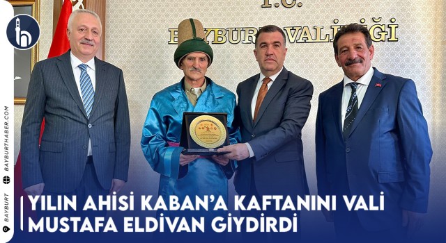 Yılın Ahisi Kaban’a Kaftanını Vali Mustafa Eldivan Giydirdi