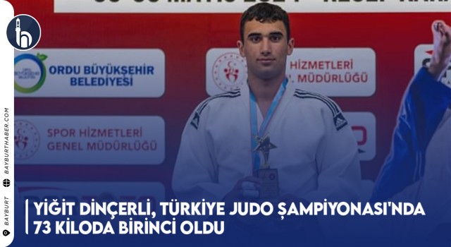 Yiğit Dinçerli, Türkiye Judo Şampiyonası'nda 73 Kiloda Birinci Oldu