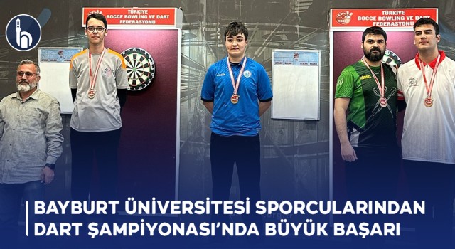 Bayburt Üniversitesi Sporcularından Türkiye Dart Şampiyonası’nda Büyük Başarı