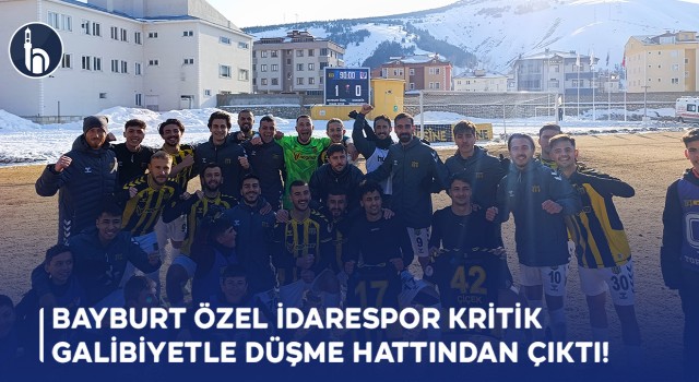 Bayburt Özel İdarespor Kritik Galibiyetle Düşme Hattından Çıktı!