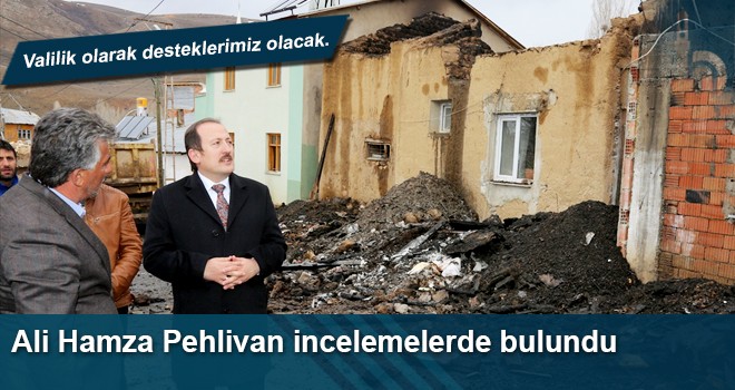 Bayburt Valisi Ali Hamza Pehlivan Nişantaşı Köyünde İncelemelerde Bulundu