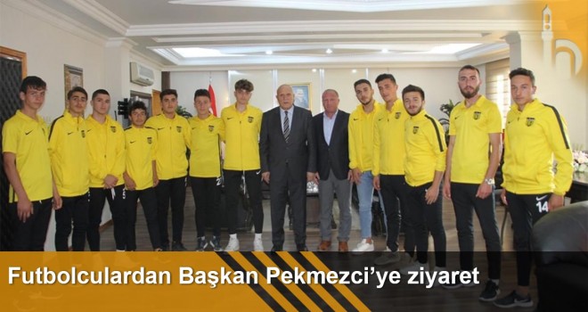 Futbolculardan Başkan Pekmezci’ye Ziyaret