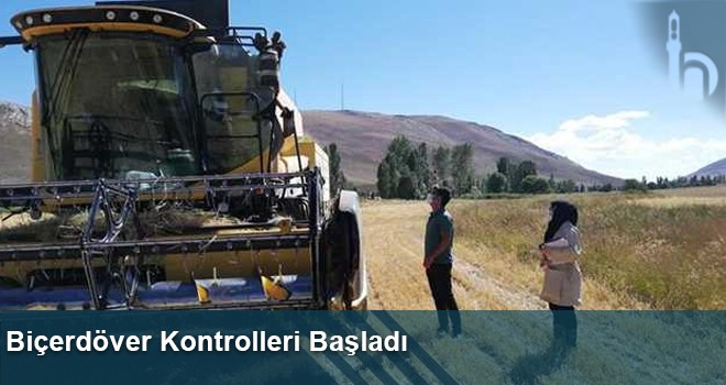 Biçerdöver Kontrolleri Başladı