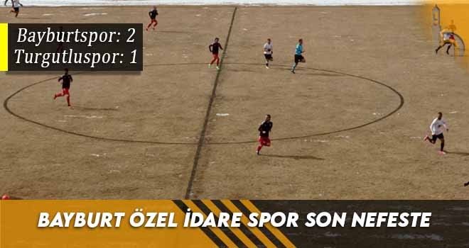 Bayburtspor'da Son Nefes