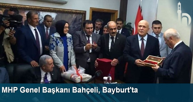 MHP Genel Başkanı Bahçeli, Bayburt'ta