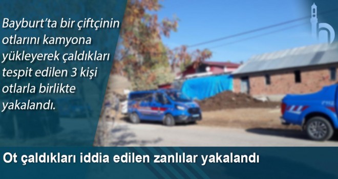 Ot Çaldıkları İddia Edilen Zanlılar Yakalandı