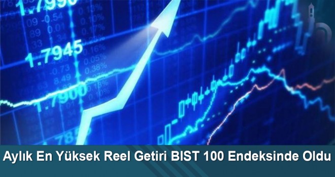 Aylık en yüksek reel getiri BIST 100 endeksinde oldu