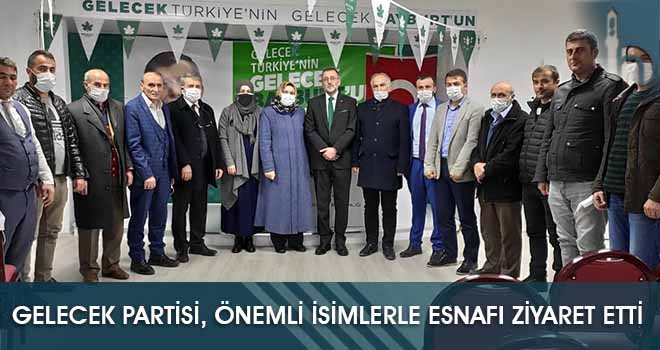 Gelecek Partisi, Önemli İsimlerle Esnafı Ziyaret Etti