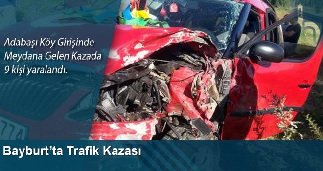 Bayburt'ta Trafik Kazası