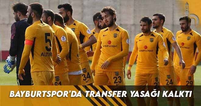 Bayburtspor'da Transfer Yasağı Kalktı