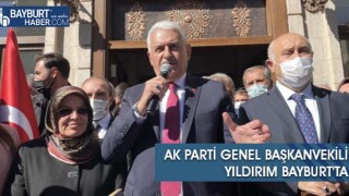 AK Parti Genel Başkanvekili Yıldırım Bayburt'ta