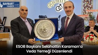 ESOB Başkanı Selahattin Karaman’a Veda Yemeği Düzenlendi