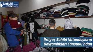 İhtiyaç Sahibi Vatandaşların Bayramlıkları Cansuyu’ndan