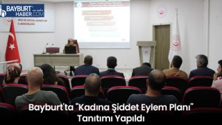 Bayburt'ta "Kadına Şiddet Eylem Planı" Tanıtımı Yapıldı