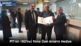 PTT’nin 182’inci Yılına Özel Anlamlı Hediye