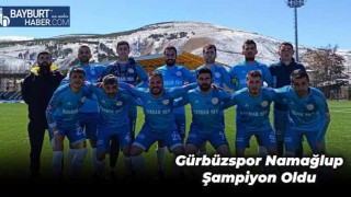 Gürbüzspor Namağlup Şampiyon Oldu