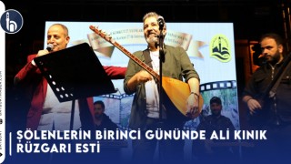 Şölenlerin Birinci Gününde Ali Kınık Rüzgarı Esti