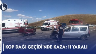 Kop Dağı Geçidi'nde Kaza: 11 Yaralı