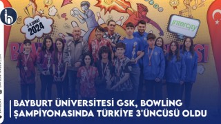 Bayburt Üniversitesi GSK, Bowling Şampiyonasında Türkiye 3'üncüsü Oldu