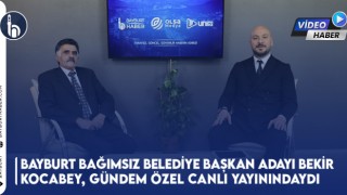 Bayburt Bağımsız Belediye Başkan Adayı Bekir Kocabey, Gündem Özel Canlı Yayınındaydı