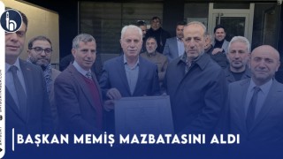 Başkan Memiş Mazbatasını Aldı