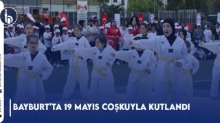 Bayburt'ta 19 Mayıs Coşkuyla Kutlandı