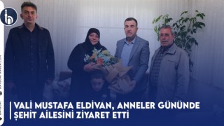 Vali Mustafa Eldivan, Anneler Gününde Şehit Ailesini Ziyaret Etti