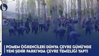 POMEM Öğrencileri Dünya Çevre Günü'nde Yeni Şehir Parkı'nda Çevre Temizliği Yaptı