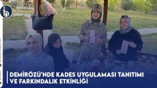 Demirözü'nde KADES Uygulaması Tanıtımı ve Farkındalık Etkinliği