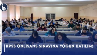 KPSS Önlisans Sınavına Yoğun Katılım!