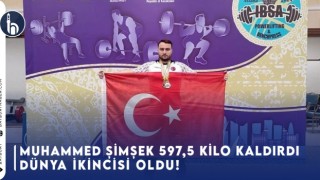 Muhammed Şimşek 597,5 Kilo Kaldırdı Dünya İkinci Oldu!