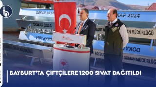 Bayburt’ta Çiftçilere 1200 Sıvat Dağıtıldı