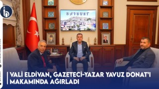 Vali Eldivan, Gazeteci-Yazar Yavuz Donat’ı Makamında Ağırladı