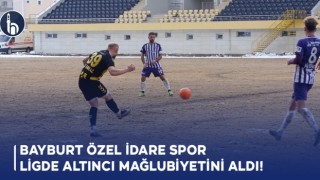 Bayburt Özel İdare Spor Ligde Altıncı Mağlubiyetini Aldı!