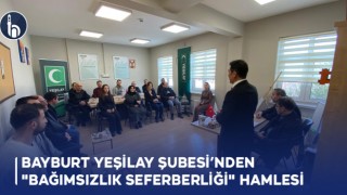 Bayburt Yeşilay Şubesi’nden "Bağımsızlık Seferberliği" Hamlesi