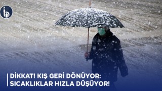 Dikkat! Kış Geri Dönüyor: Sıcaklıklar Hızla Düşüyor!