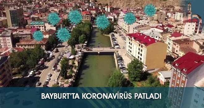 Bayburt’ta Koronavirüs Patladı