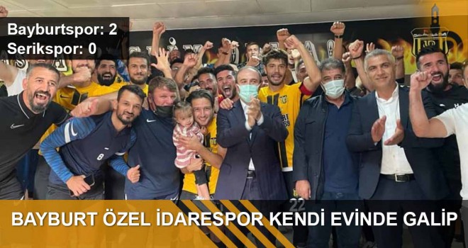 Bayburt Özel İdarespor Kendi Evinde Galip